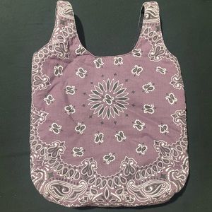 Purple paisley Carlton Yaito Knot bag